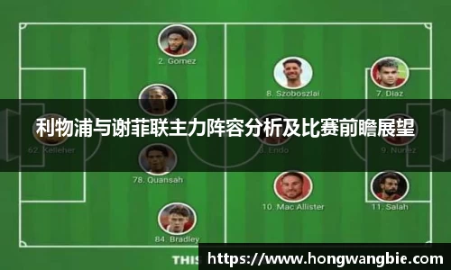 利物浦与谢菲联主力阵容分析及比赛前瞻展望